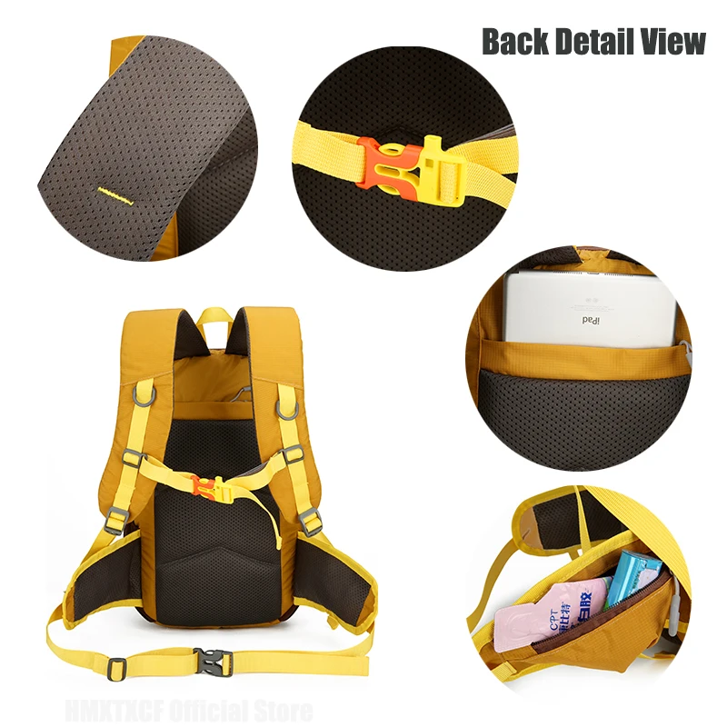 Resistente à água viagem das mulheres dos homens mochila acampamento caminhadas portátil daypack trekking escalada volta sacos caminhadas suprimentos