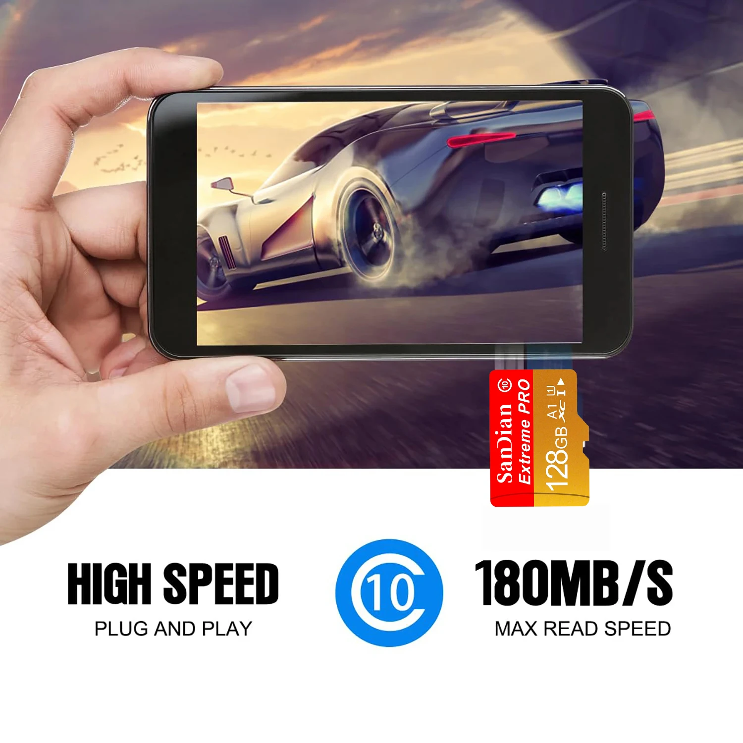 Ultimate TF Cards Memory Card SD Cards Micro TF SD Card 64GB 128GB 512GB Ultra HD C10 for Nintendo Switch Driving Recorder