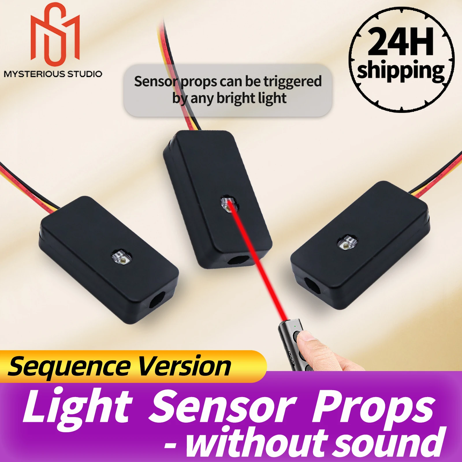 

Таинственная студия, секретная комната, игровой механизм, реквизит, электронная головоломка, превосходный 1987, GY, датчики света