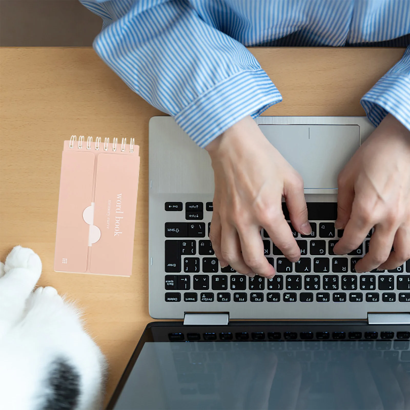 

4Pcs Practical Portable Notepads Ring Notes Pads for Reading Books Indexing and Flashcards Use Portable Notepad