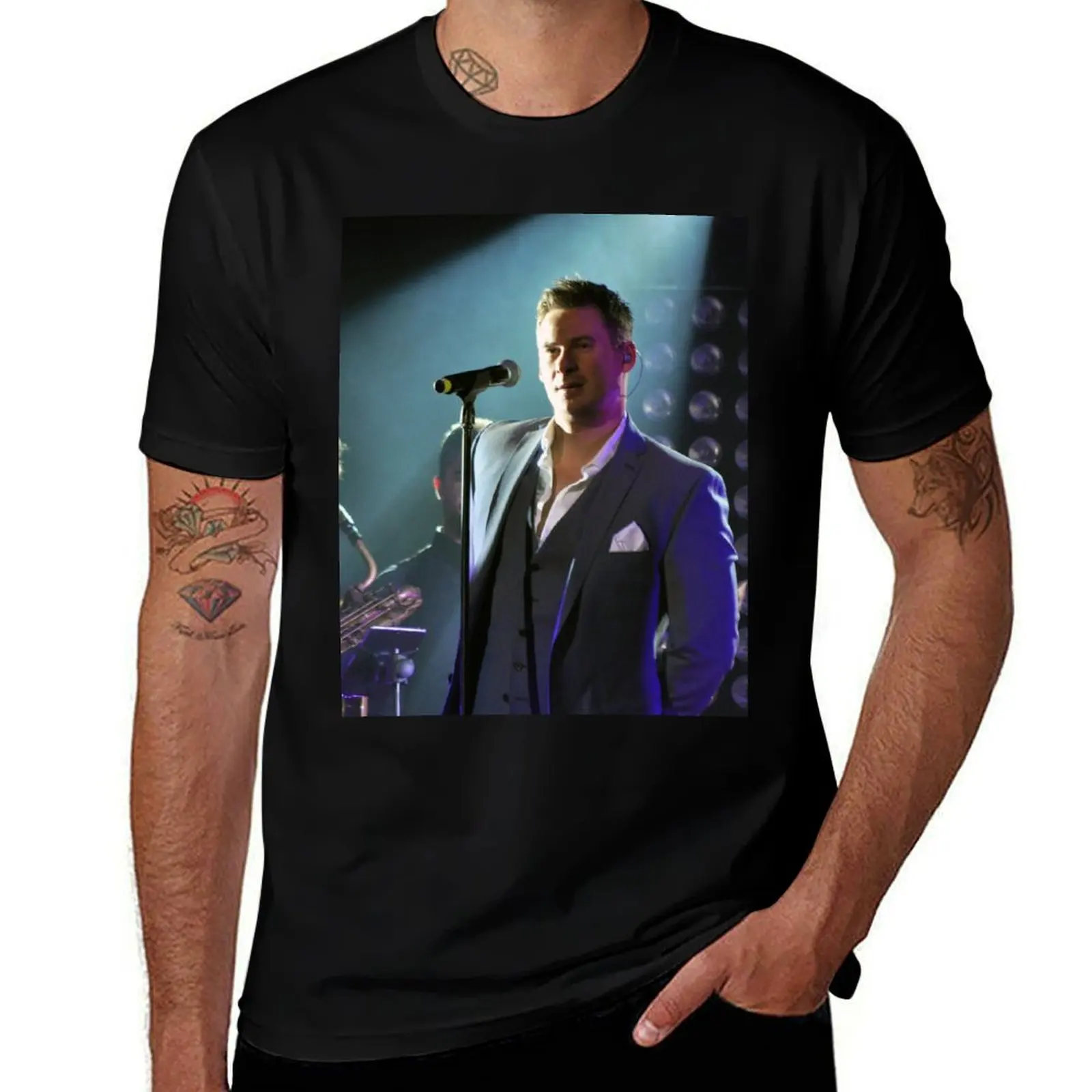 Lee Ryan - Blue T-Shirt t shirts for man cotton T-Shirt