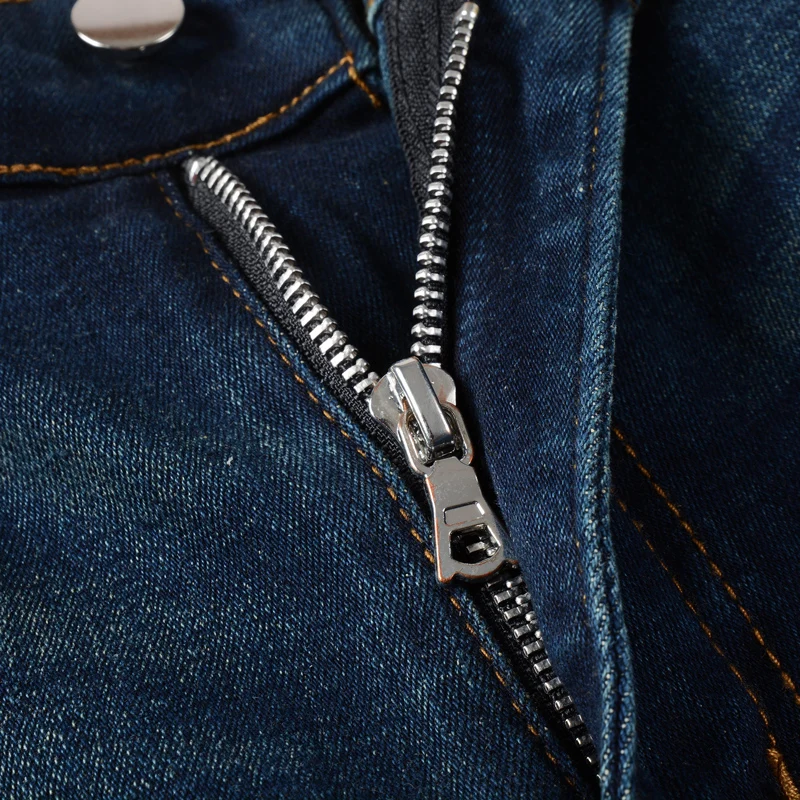 مصمم أزياء جديدة عالية الجودة للرجال الجينز الأزرق غسلها الحنين تمتد سليم صالح الجينز شارع العليا أزياء الهيب هوب العلامة التجارية Spl