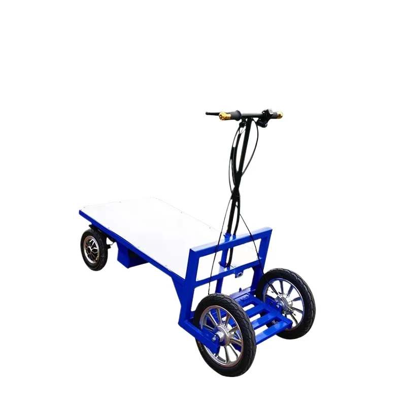 CX  household electric hand push four-wheeler light warehouse metal picking flatbed truck