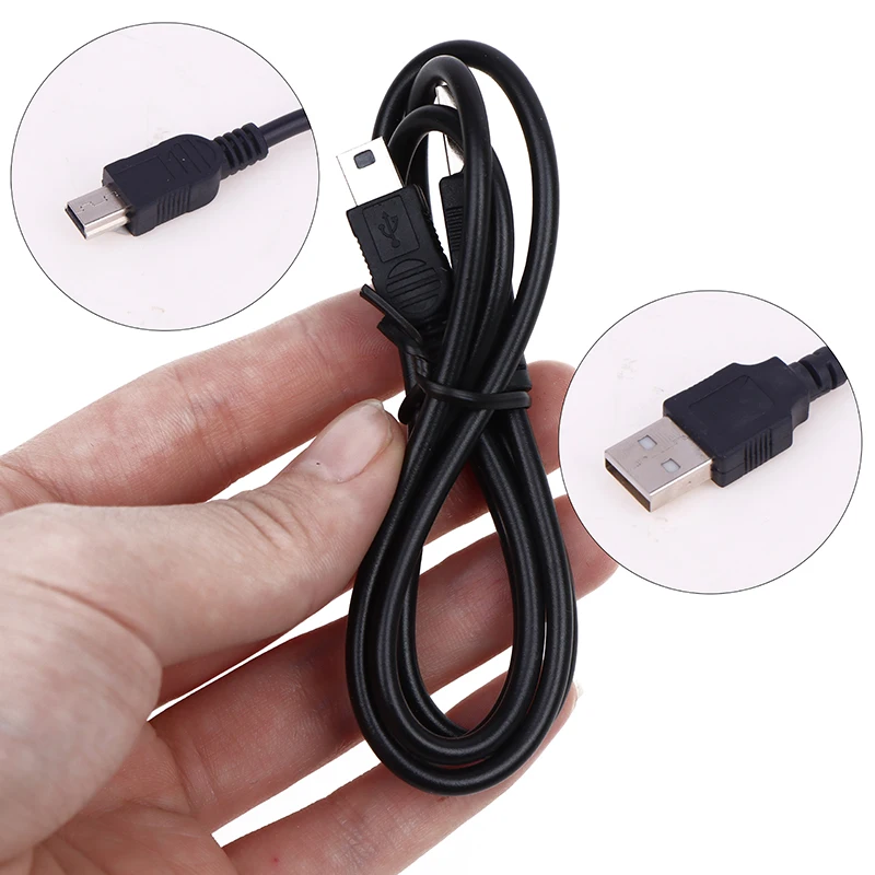 0.8M USB Charger Cable for PS3 Wireless Game Console Controllers Charing Cord Wire Line USB Cable 2.0 A Male to Mini B 5 Pin 5P