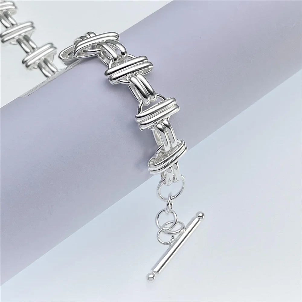 Andara 925 Sterling Silver Bracelet Fashion TO# Bracelet mMen and Women Jewelry gifts