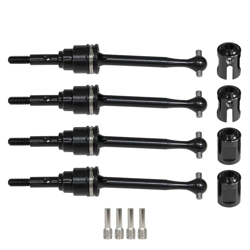 

4Pcs Stainless Steel CVD Drive Shafts 102MM Accessories for Trxs 1/16 Mini Maxx BL-2s 107154-1 RC Car Upgrade Parts