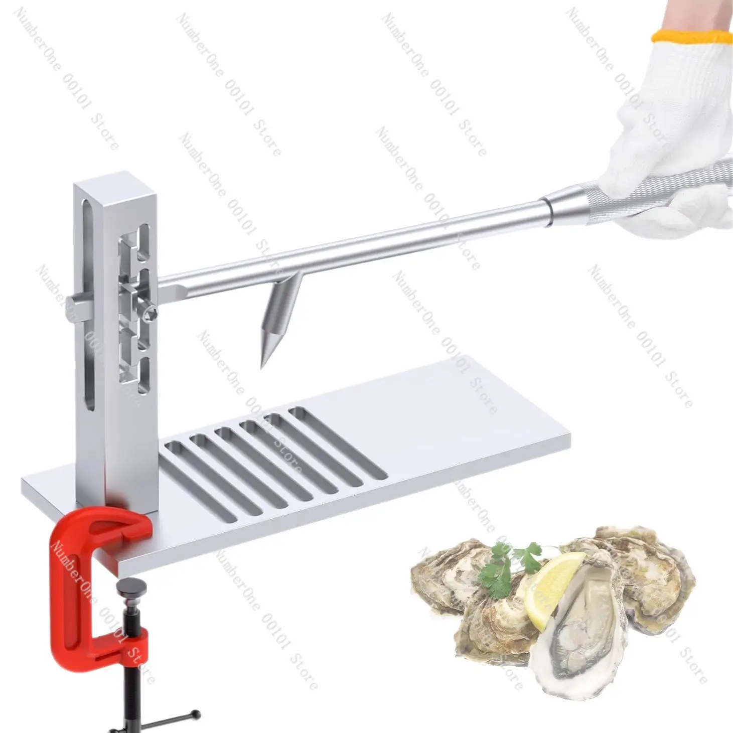 

Открывалка для устриц из нержавеющей стали. Трансграничный артефакт устриц. Профессиональный инструмент для уничтожения ловли рыбы на открытом воздухе. Барбекю.