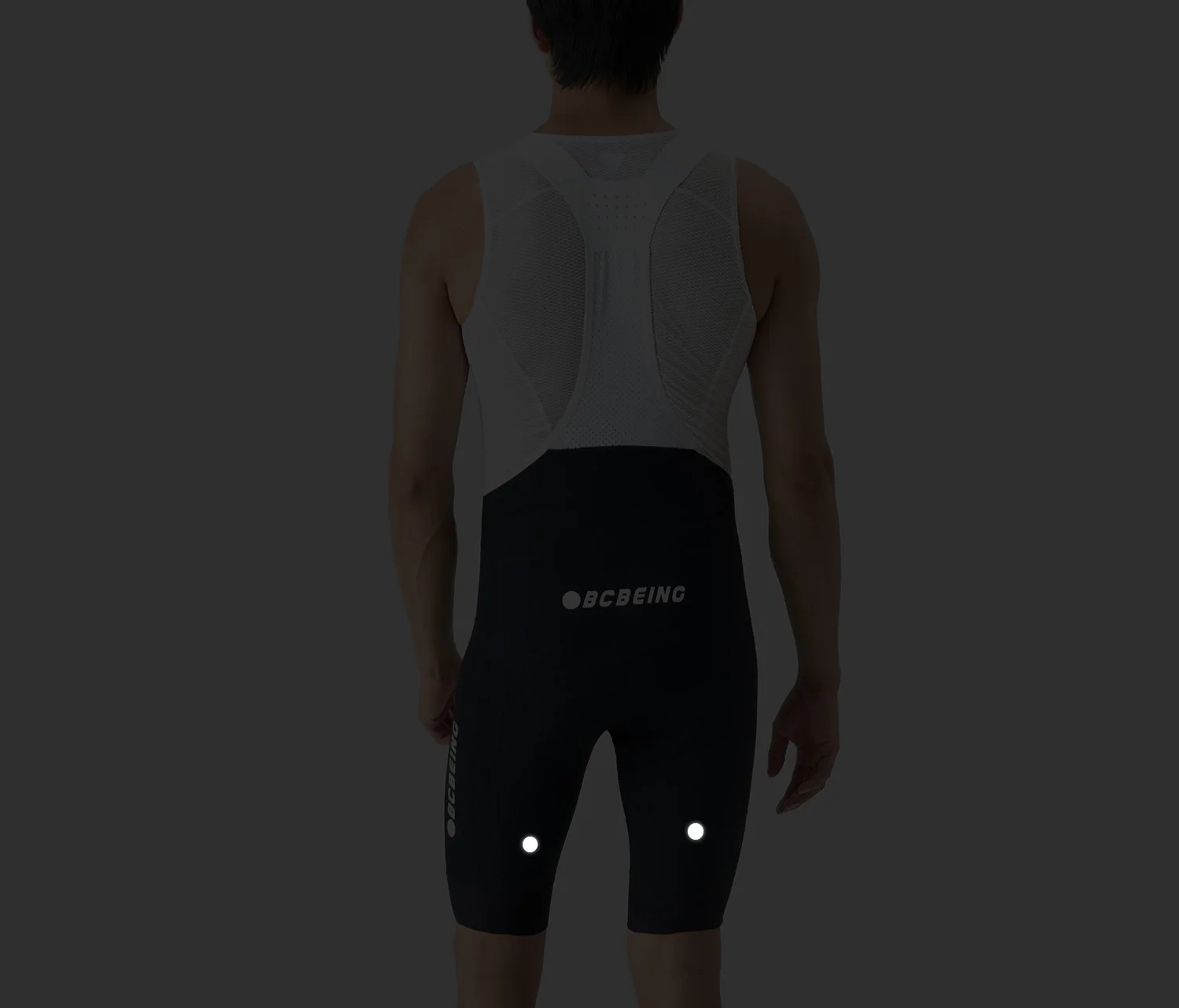 BCBE-ING Herren Pro Race Level Radhose mit Träger 7-Stunden-Elastikpolster Radhose mit hoher Taille 4-Wege-Stretch – Detail 6
