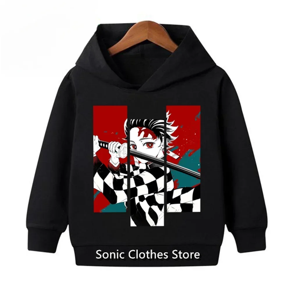 Kimetsu No Yaiba Demon Slayer Clothes Sweatshirts 3D Printed Casual Boy Girl Kids Hoodies Pullover Anime Coats Hoodies