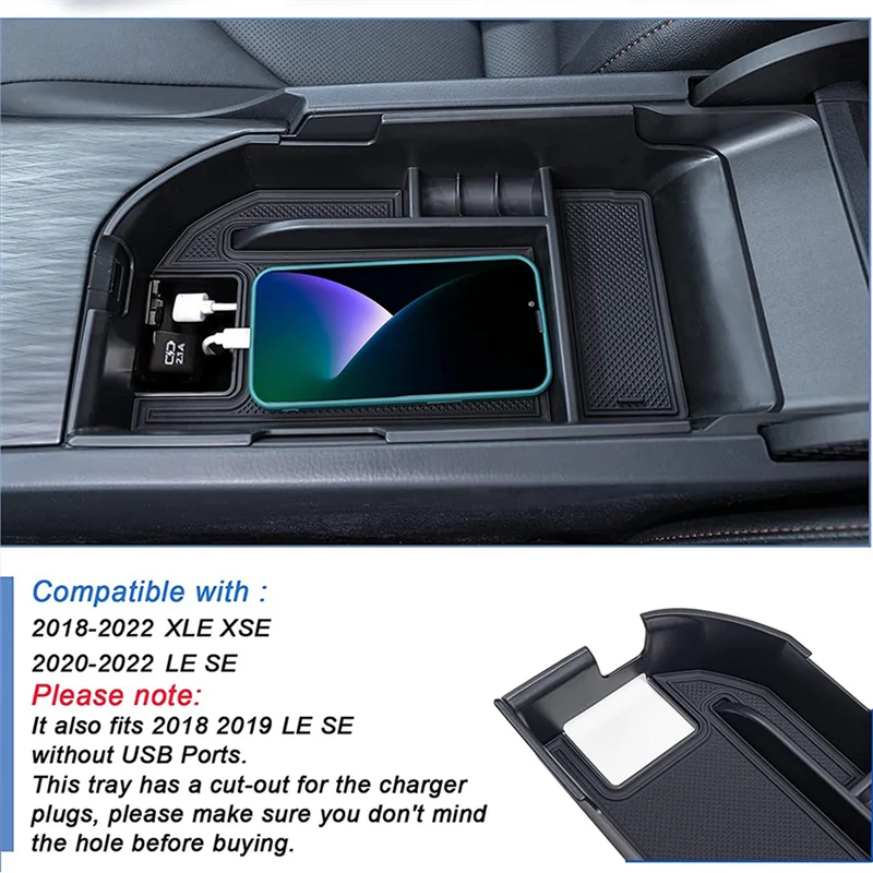 Für Toyota New Camry 2018-2022 2023 2024 Auto-Aufbewahrungsbox Mittelkonsole Organizer-Ablage Modifikationsvorrichtung Zentrale Armlehnenbox