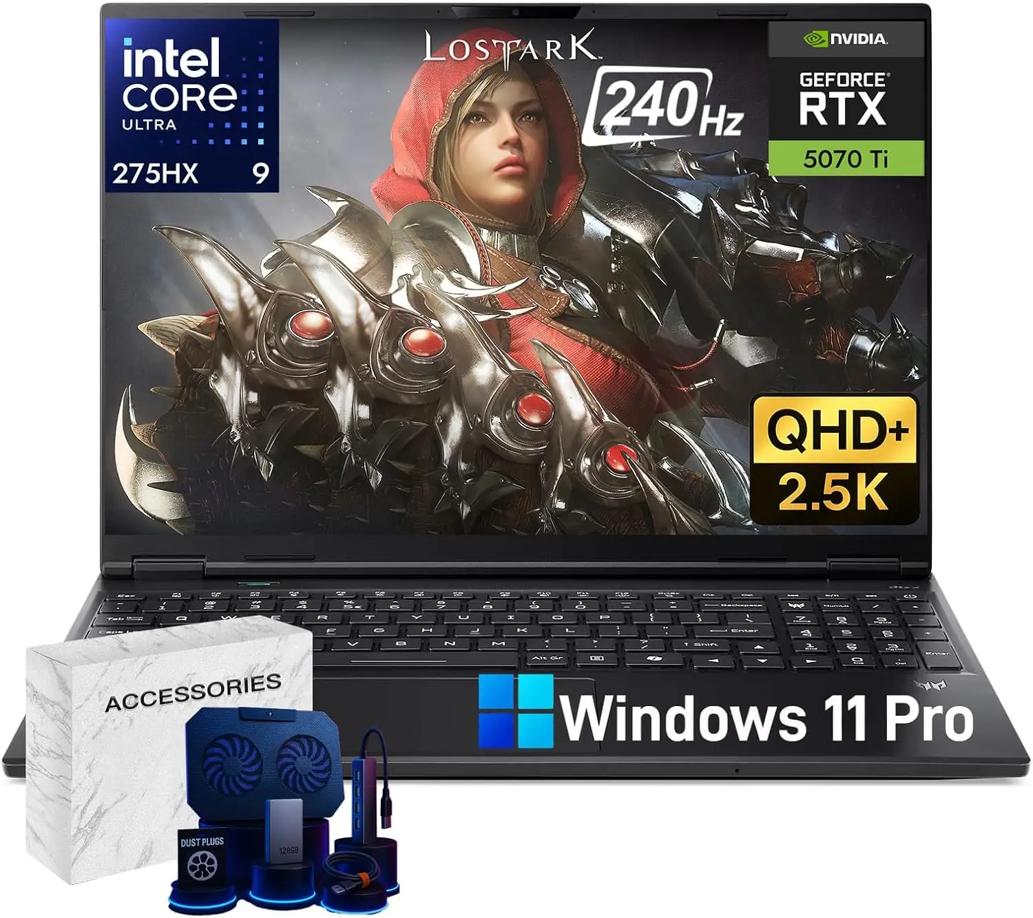 

Игровой ноутбук Acer Predator Helios Neo 16S AI с RTX 5070Ti, Intel Ultra 9 275HX, 16 ГБ DDR5, 8 ТБ SSD, 2.5K OLED 240 Гц