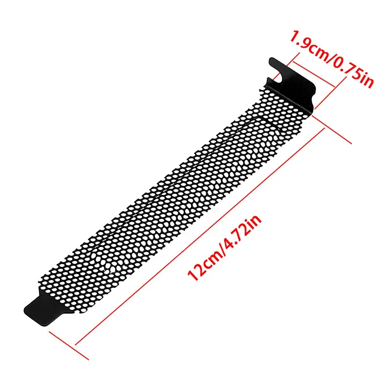 5/10Pcs PCI Slot Cover Dust Filter Blanking Board Cooling Fan Dust Filter Ventilation PC Computer Case Accessories