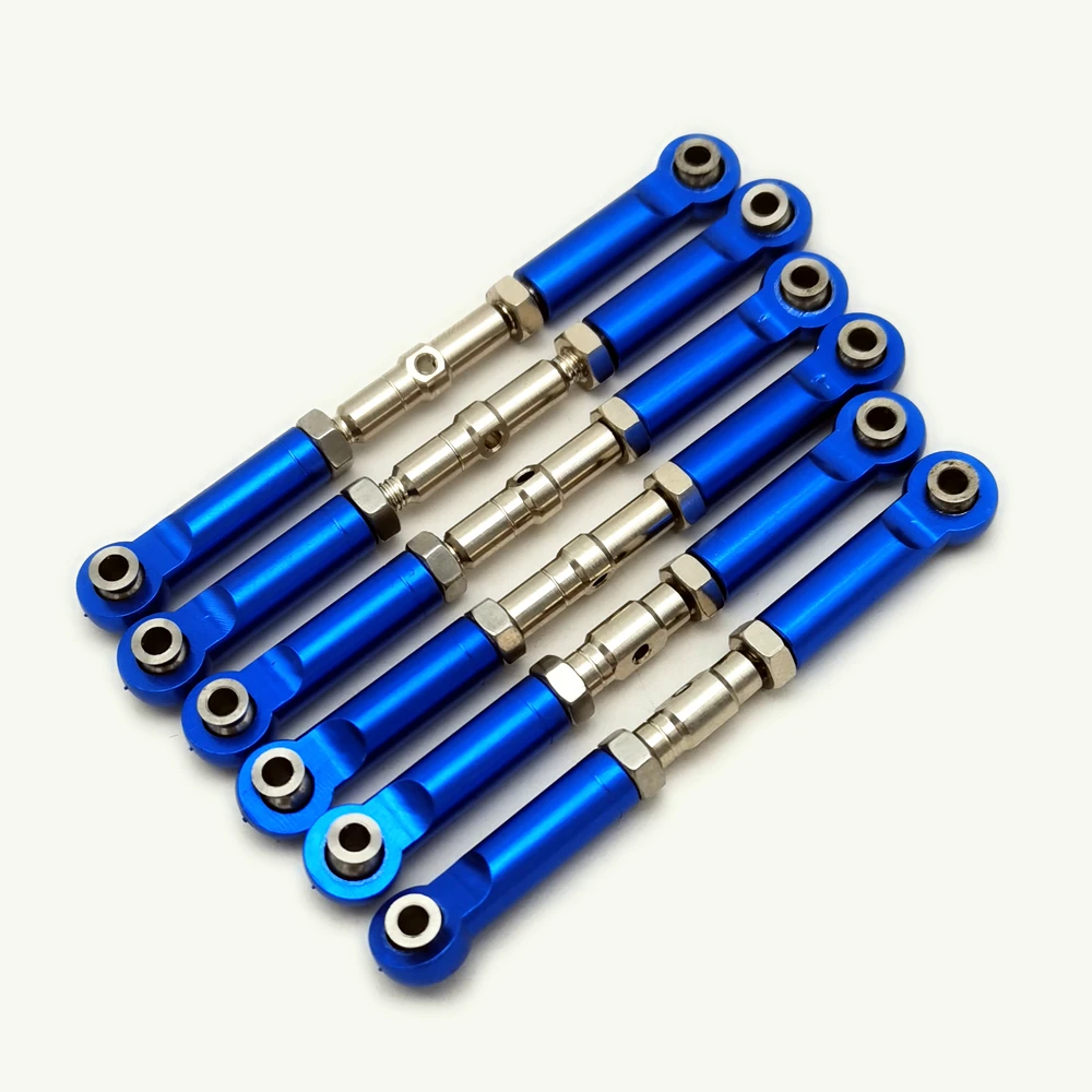 Stainless Steel Adjustable Steering Links 88mm Camber Links 80mm Rear Camber Links 71mm for Traxxas 1/8 Jato 4x4 9027 9029 9028