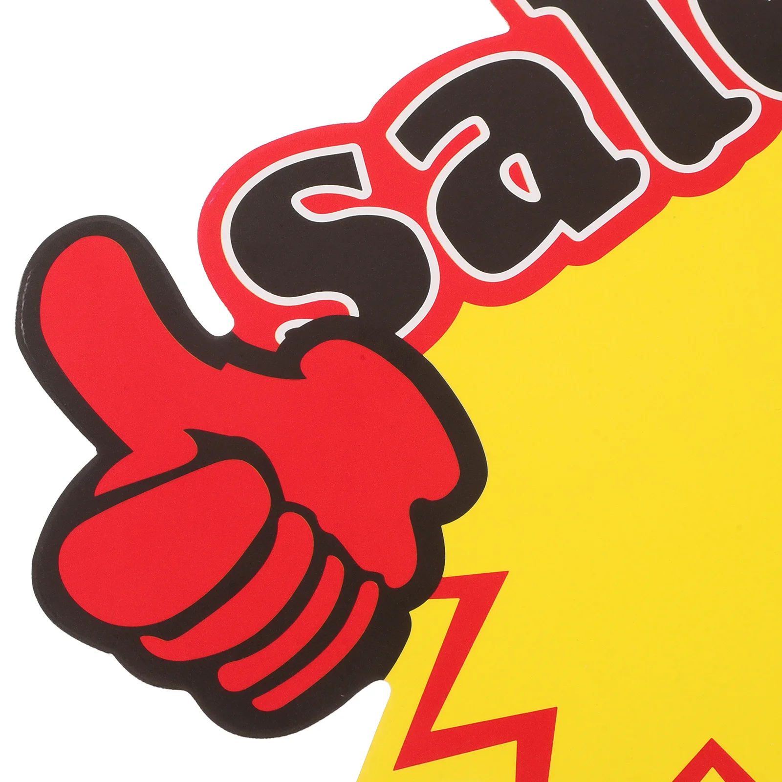 100 قطعة علامات انفجار السعر شكل نجمة علامات ورقية أصفر فارغة بيع علامات أسعار التجزئة لمتجر سوبر ماركت المرآب بيع العرض #4