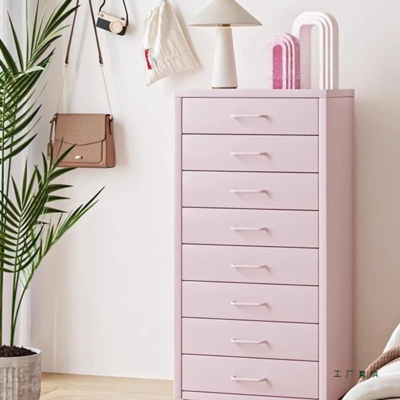 35 wide household iron storage cabinet multi-layer drawer storage cabinet living room snack mobile storage iron chest