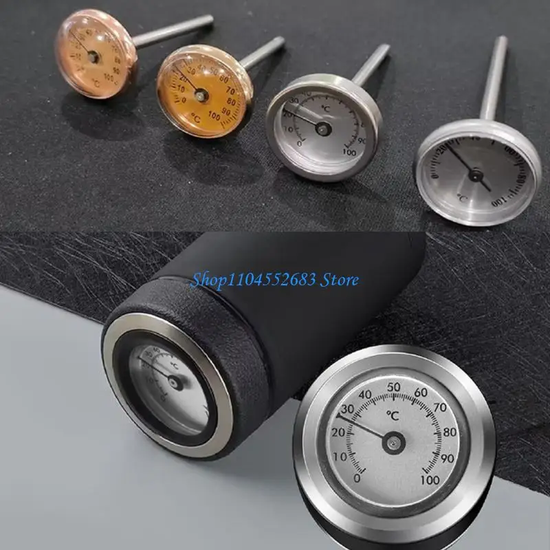 

Y6GD Versatile Milk Thermometer with Clear Scale No Battery Required Kitchen Thermometer Stainless Steel Temperature Gauge