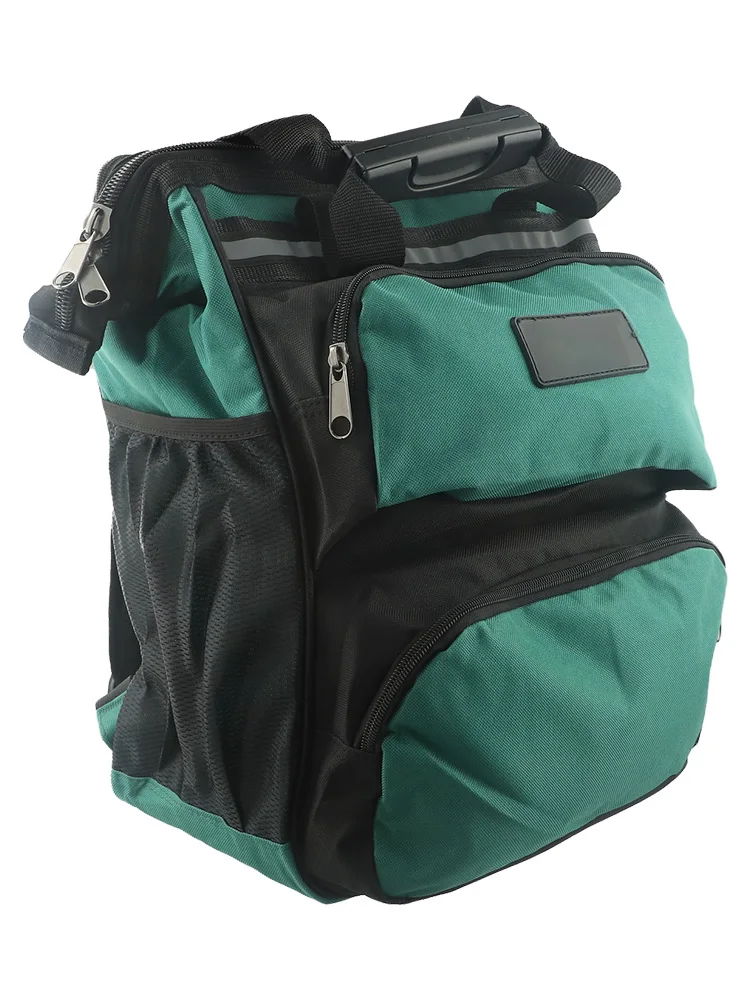 Electrician's Tool Backpack in Heavy Duty Oxford Cloth with Comfortable Back Padding and Large Capacity Storage