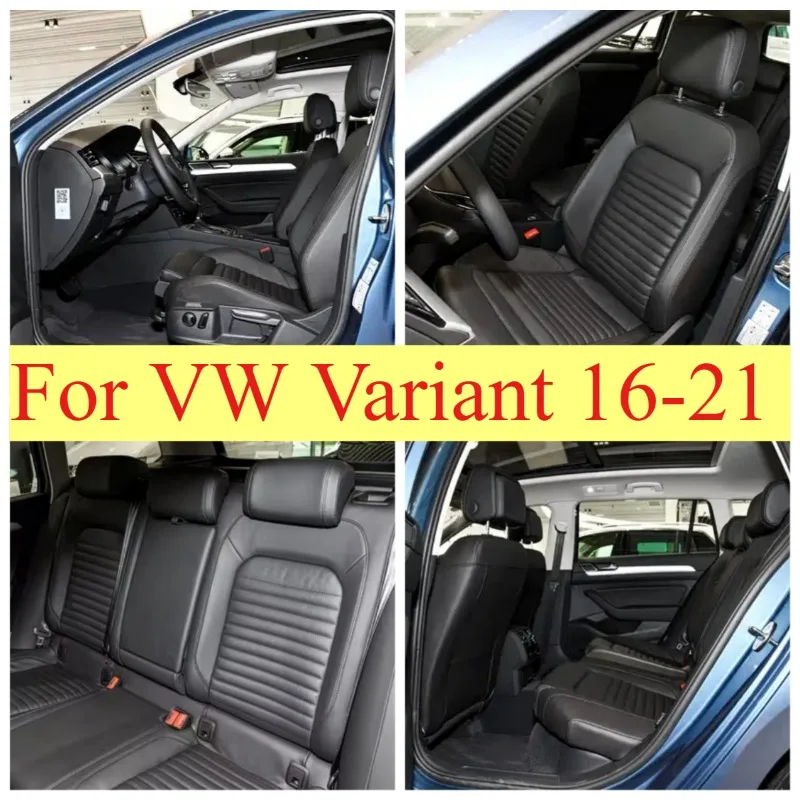 Fit for Volkswagen  Variant 2016-2021 Vegan Leather Custom Car Seat Covers for 5 Front Seats