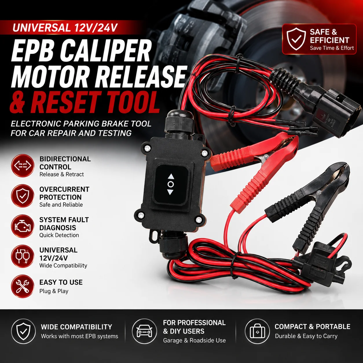 12V 범용 EPB 캘리퍼 모터 해제 리셋 도구, 전자 - Electronics Repair Tools And Equipment 리뷰 및 가격