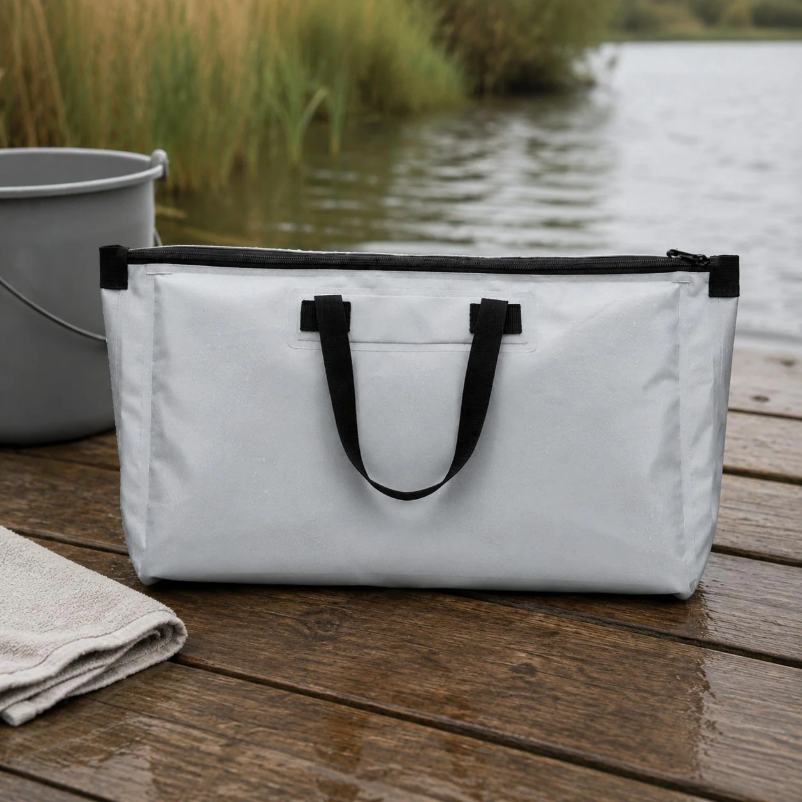 

Seafood Cooler Bag Large Capacity Insulated Seafood Bag Outdoor Gear Portable Leakproof for Fishermen, Camping