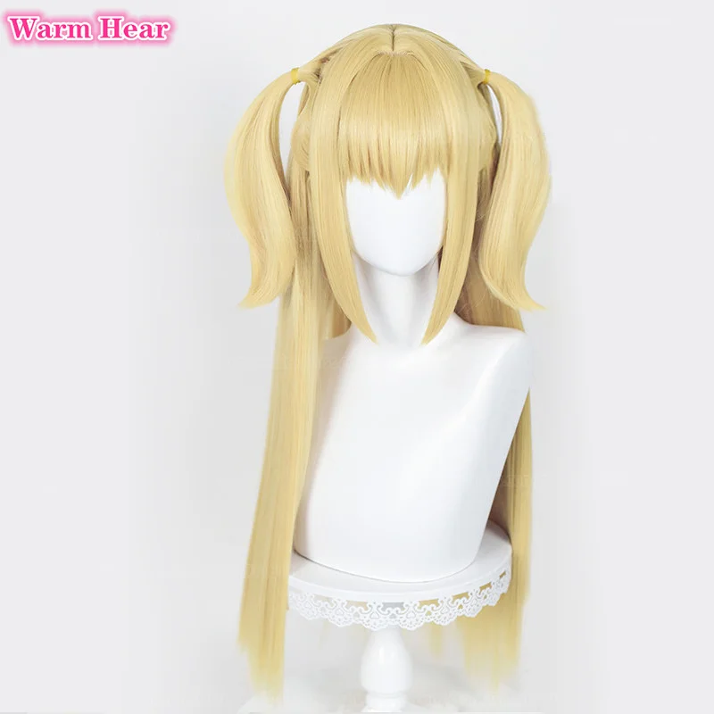 Misa Amane Anime Cosplay Perruques, Collier Ras du Cou, Degré de Chaleur, Cheveux Synthétiques, Accessoires + Bonnet