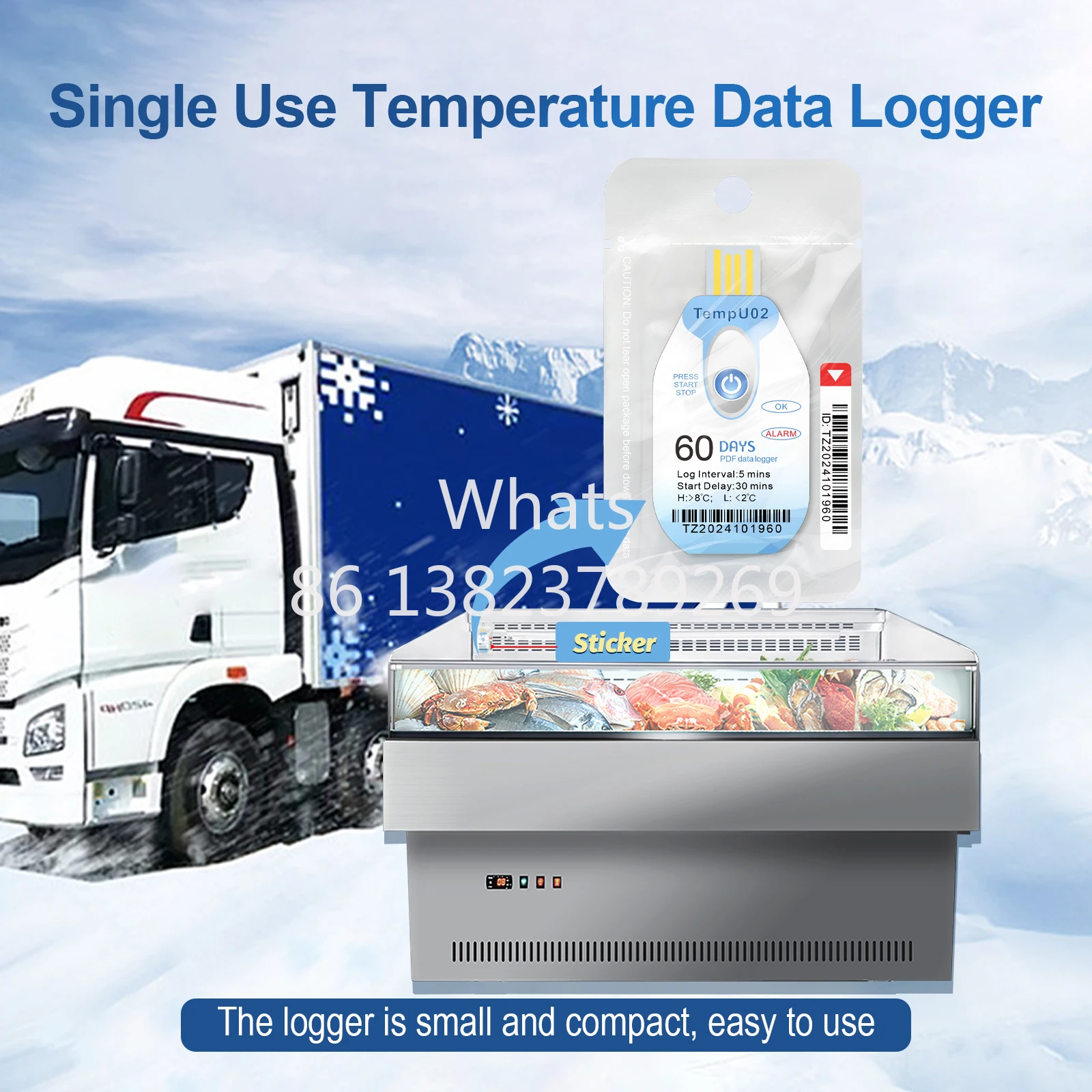 10pcs set Tzone USB Single Used for Temperature Recorder USB Data Logger Greenhouse Transportation Temperature Recorder