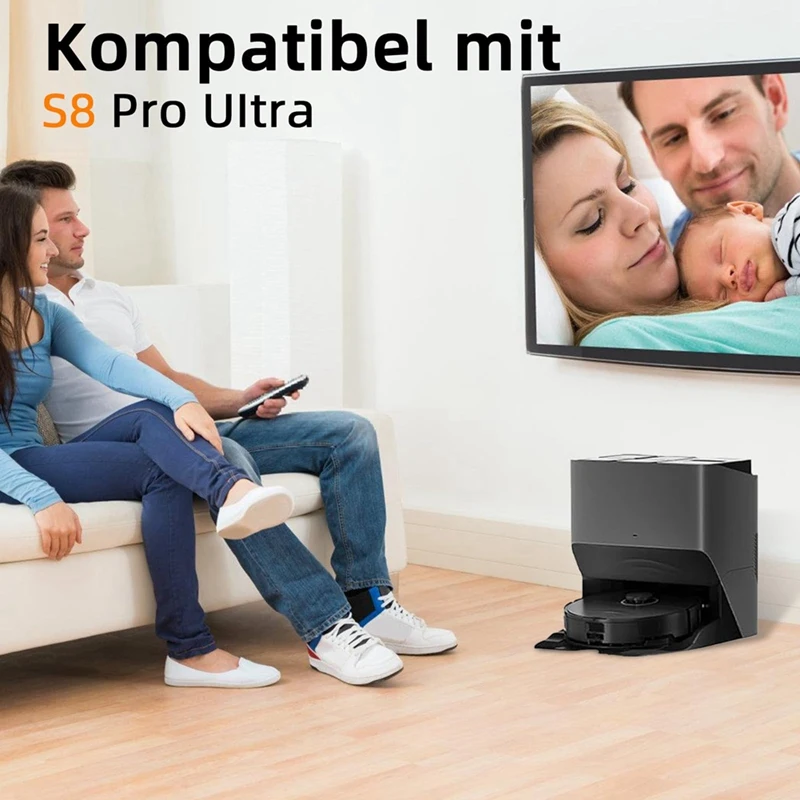 Roborock-Ultra Robot Vacuum, Dupla Escova Principal, Escova Lateral, Filtro Hepa, Mop Panos, Saco De Pó, Acessórios De Substituição, S8 Pro