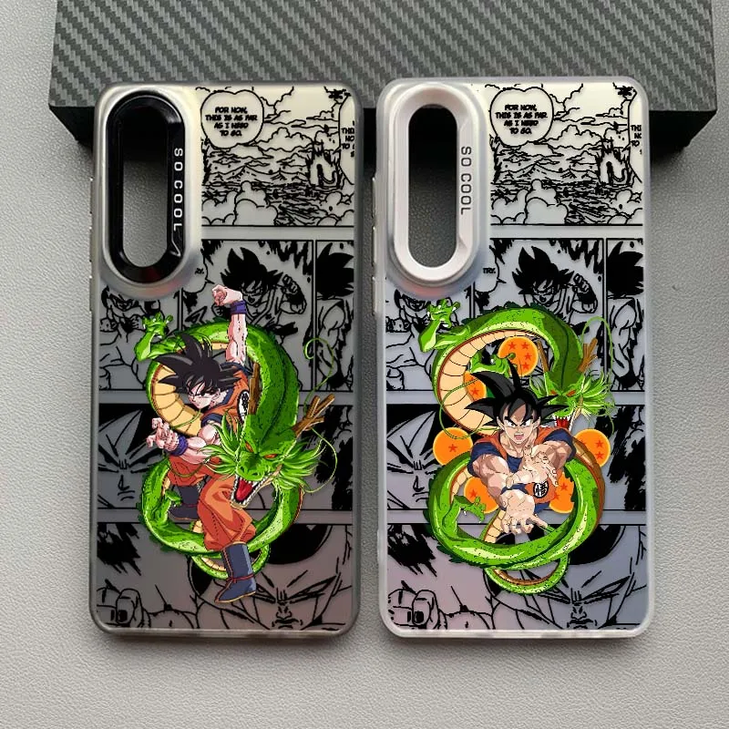 

Art D-Dragon Ball Son Goku Cover For Samsung Galaxy A73 A71 A56 A54 A53 A52 A51 A35 Colorful Silver Phone Case