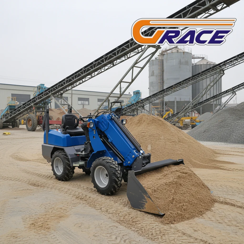 Customized 1 Ton Wheel Loader EURO 5 Lightweight Loader Warehouse Use Fast Shipping Sale