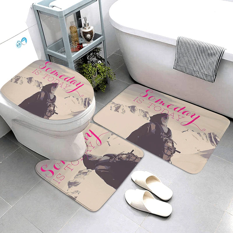 Anti-slip Bath Mat Bathroom Small Rug plant Mat Decorative Foot Mat Entrance Door Mat Kitchen Mat Bedroom Mat Bathtub toilet rug