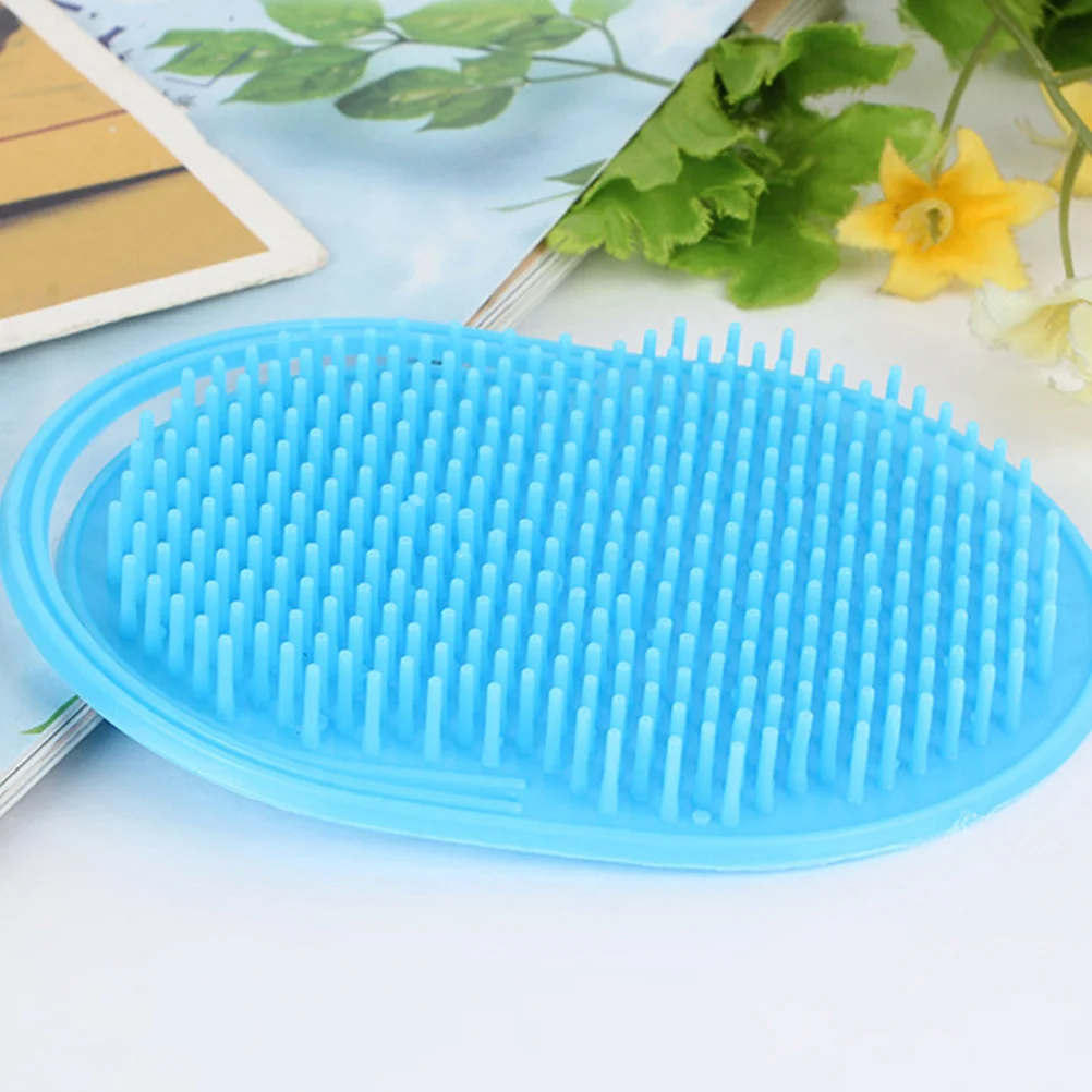 10 Pcs Washing Brush Frog Potty Training Urinal Hair Massage Comb Scalp Scrubber Finger for