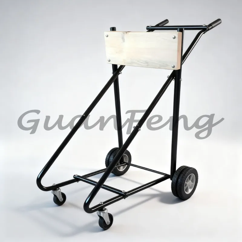 Rubber Boat Engine Pylon, Outboard Motor Trailer, Engine Propeller Bracket, Display Rack