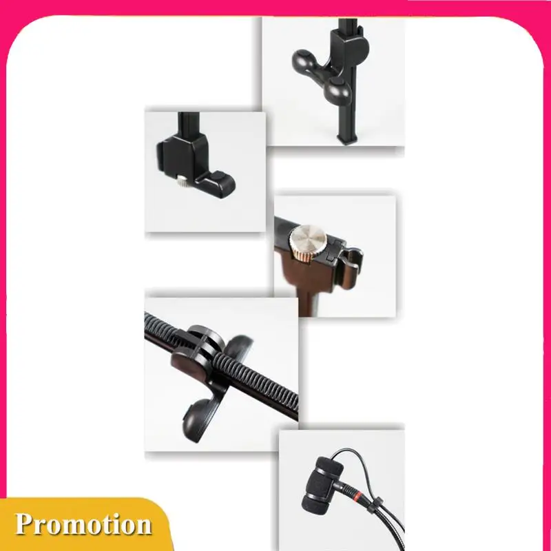 

Best Pick Adjustable Instrument Stand With Rackmount Bracket Clip Microphone Clip Soft Rubber Shock-Absorbing Structure
