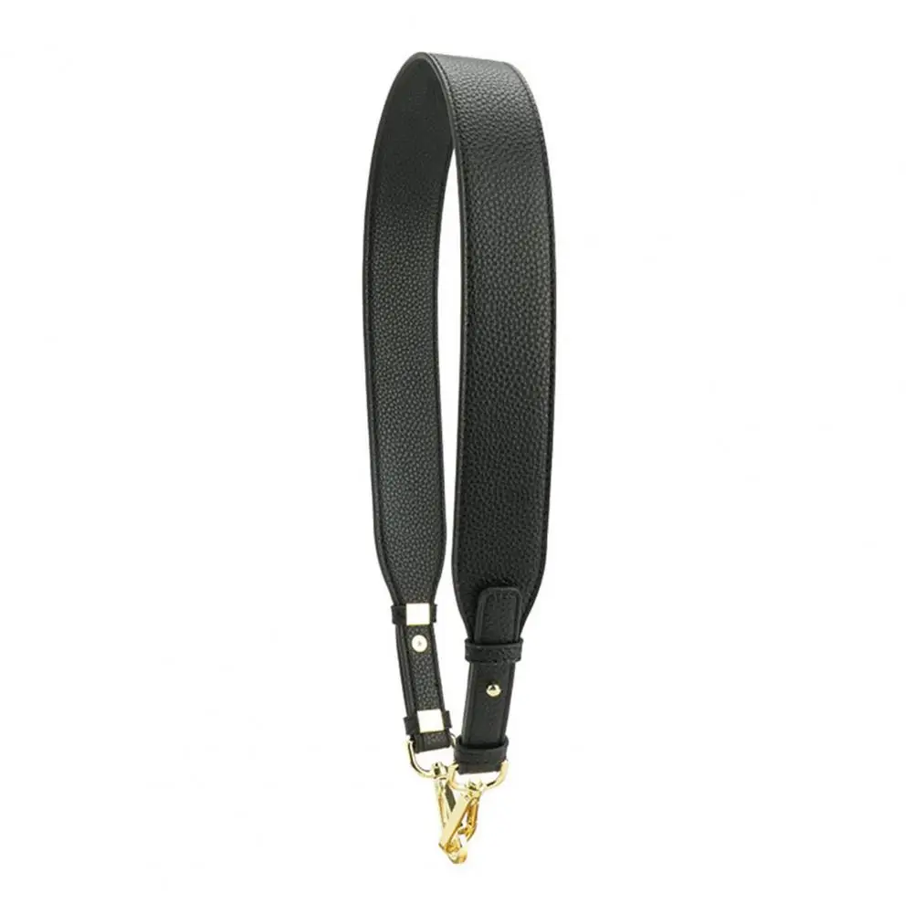 Crossbody Bag Strap Replacement Shoulder Strap Adjustable Faux Leather Purse Strap with Metal Clasps Replacement for Handbags