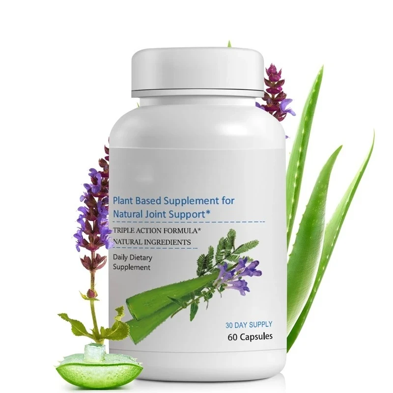 

Joint Support Capsules contain organic aloe vera and natural joint supplements, providing comfort, flexibility, and mobility