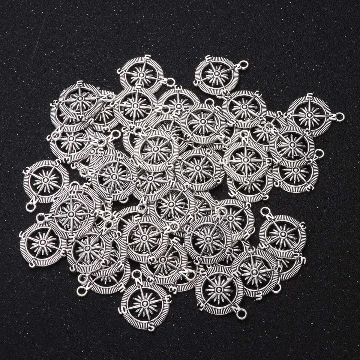 

Small Compass Charms Bulk Jewelry Making Pendants Accessories Graduation Bracelet