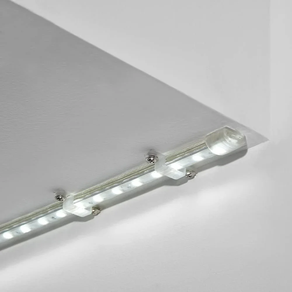 10pcs LED Strip Light Fastener Buckle Plastic Fixing Clip Led Connector 10-18mm for 5050 2835 5/12/110/220V RGB Led Strip Light