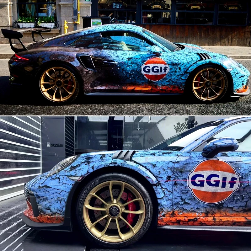 Auto Full Body Customiztion Marble Car Sticker Film Wrap Vinyl With Air Channel PVC Printed Vehicle Vinyl Wrap