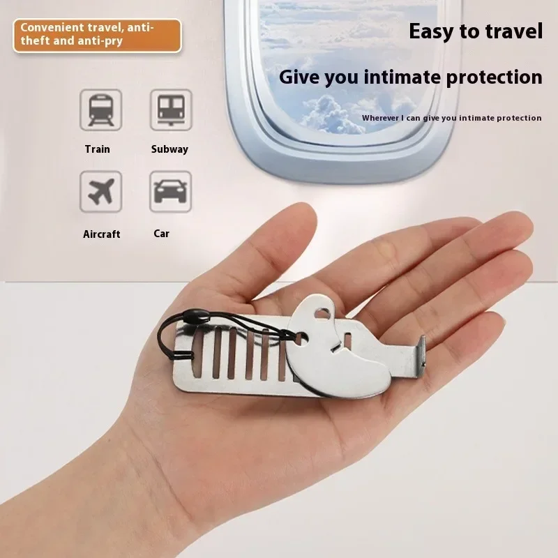 Portable Security Door Lock Travel Safety Lock for Hotel Dorm Home Use view 4