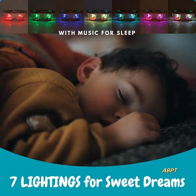 

1 PCS Baby Musical Drum Red-Green Plastic Color Change Night Light Drum Projector With Music For Kids