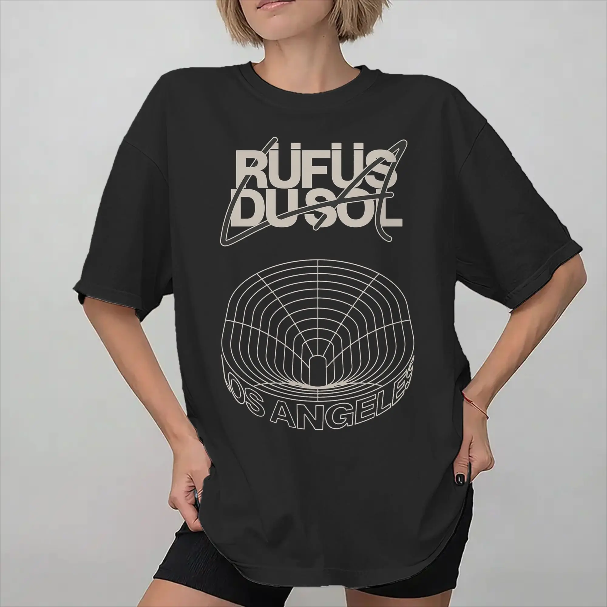 Printed Rufus Du Sol 2026 Concert T Shirt For Unisex  Pure Cotton Tee Shirt Short Sleeve Clothing
