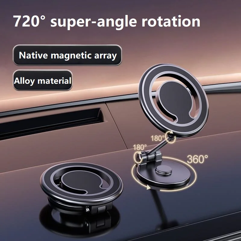 NEW 360 Degree Rotating Dashboard Phone Holder Car Magnet Magnetic Phone Grip Car Support for Mobile Device SJZJ20