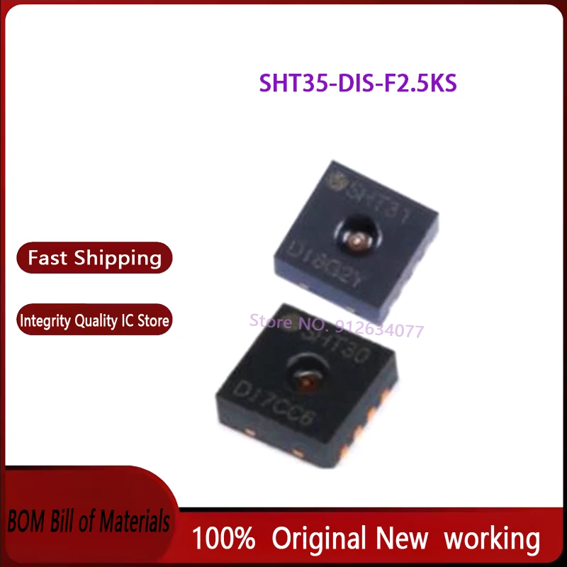 1PCS~50PCS/LOT SHT35-DIS-F2.5KS SHT35-DIS-F SHT35 DFN8 New original
