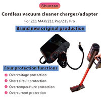 Charger For SHUNZAO Z11 MAX/Z11 Pro/Z15 Pro Cordless Vacuum Cleaner Accessory Adapter Power Cord 31V 1A