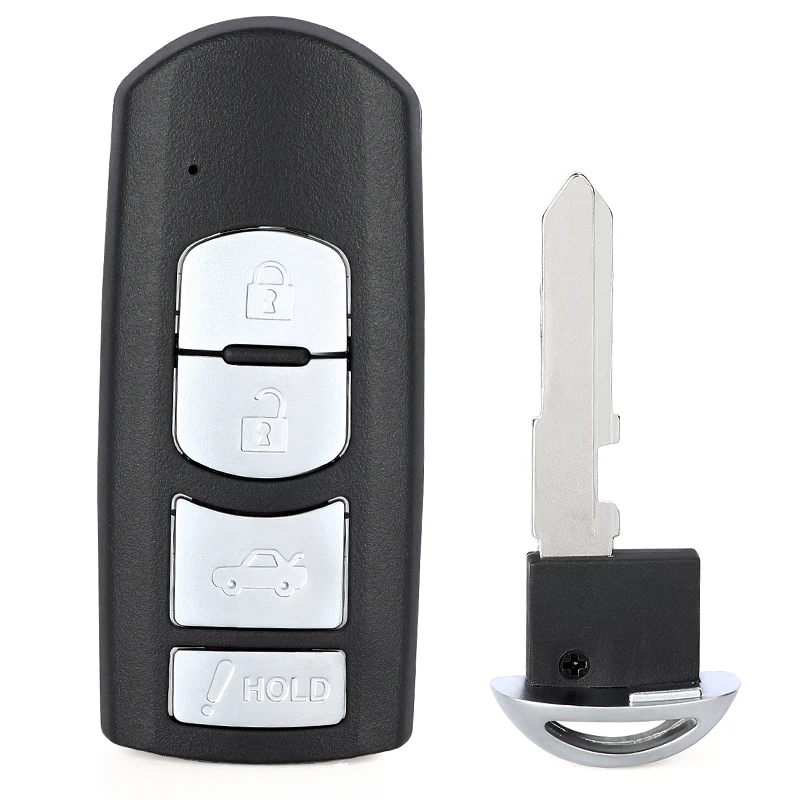 KEYECU 315MHz ID49 Chip Modelo: SKE13D-01 WAZSKE13D01 Llavero remoto inteligente para Toyota Yaris iA Scion iA Fiat 124 Spider Abarth