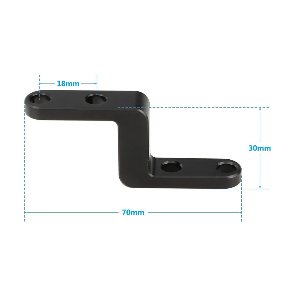 HDRIG Z Shape Connecting Arm Extension Gadget With 1/4\