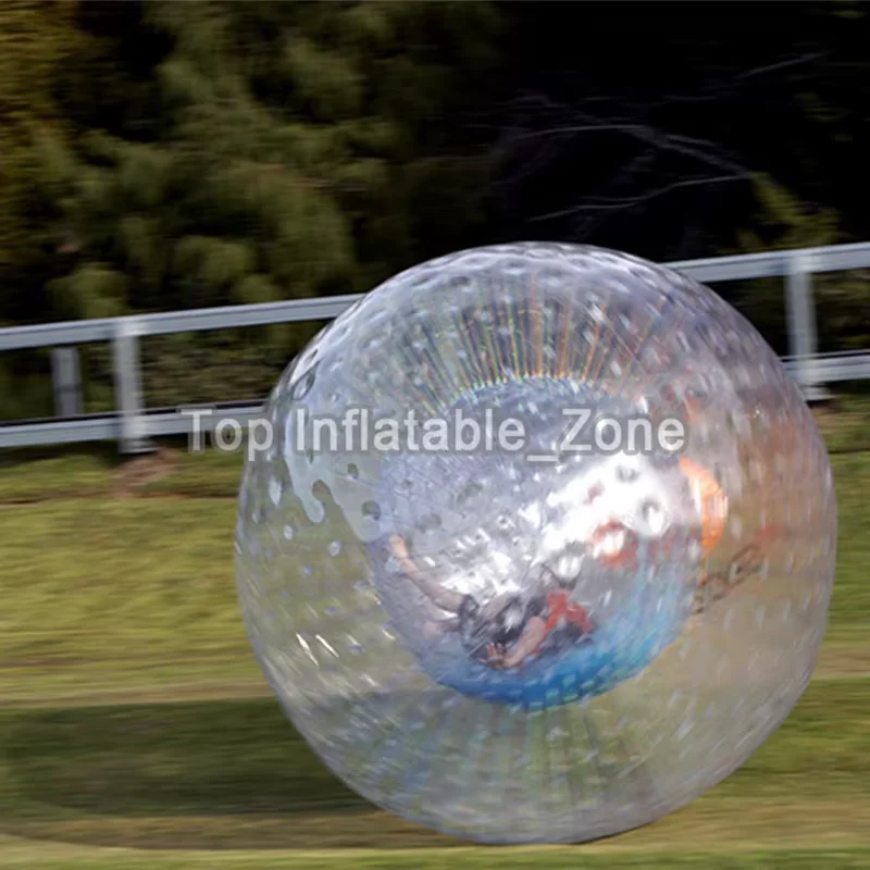 PVC Inflatable Body Zorb Ball 3m Dia Inflatable Human Hamster Ball for Sale Customized Color Inflatable Zorb Ball for Human