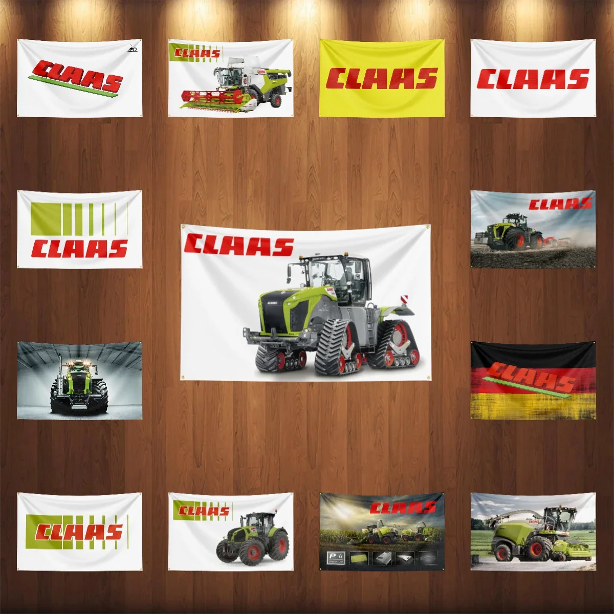 3×5ft C-CLAAS Traktoren Flagge Polyester Digital Gedruckt Werkzeug Tapisserie Banner Vorhang Für Dekor B