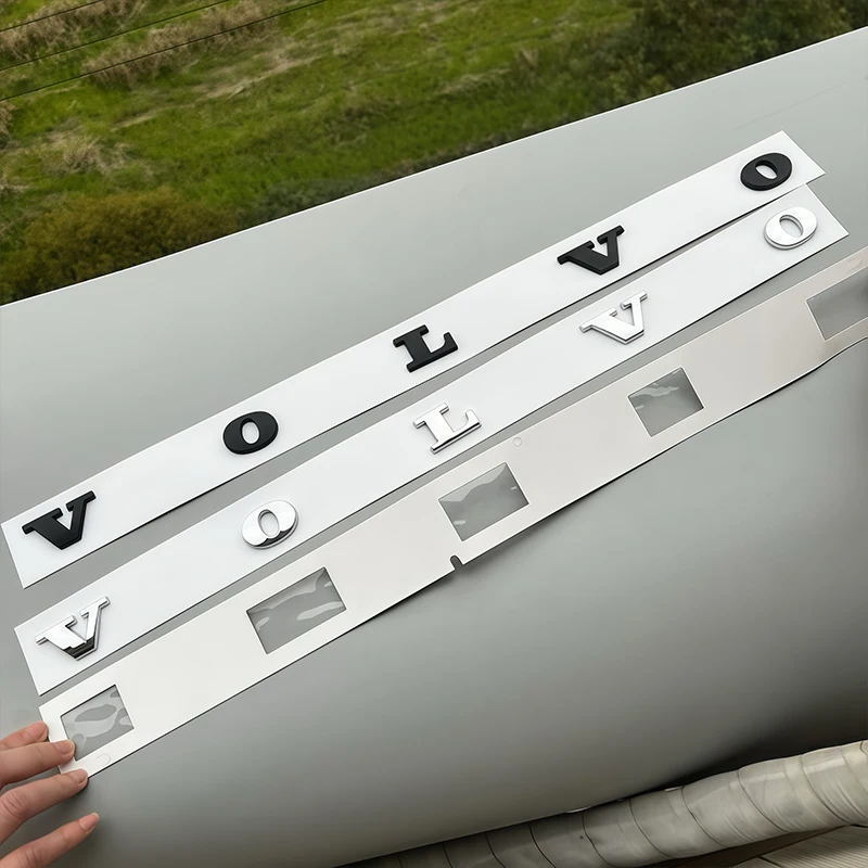 فولفو ثلاثية الأبعاد شعار ملصق سيارة جذع رسالة ديكور مائي لفولفو XC60 XC40 V60 V40 XC90 XC70 V50 S60 V70 S90 T6 V90 EX30 EM90