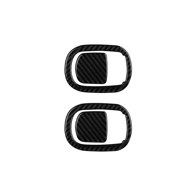 For Dodge Challenger Hellcat Challenger Interior Modified Seat Switch Decorative Carbon Fiber Pattern Accessories